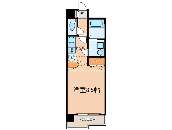 グリム覚王山の物件間取画像